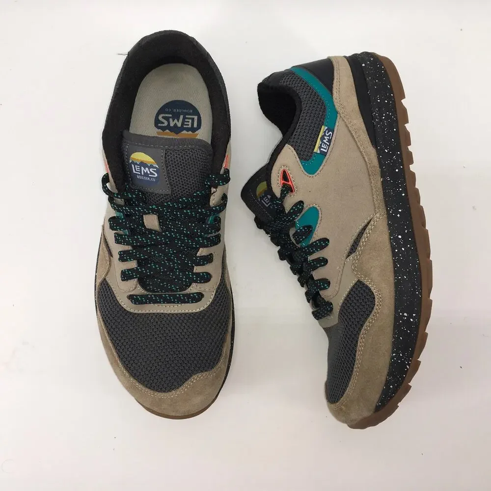 LEMS Trailhead Mens Hiking Sneaker 9 D Desert Khaki Outdoor Minimalist READ - Picture 4 of 12